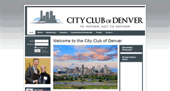 Desktop Screenshot of cityclubofdenver.roundtablelive.org